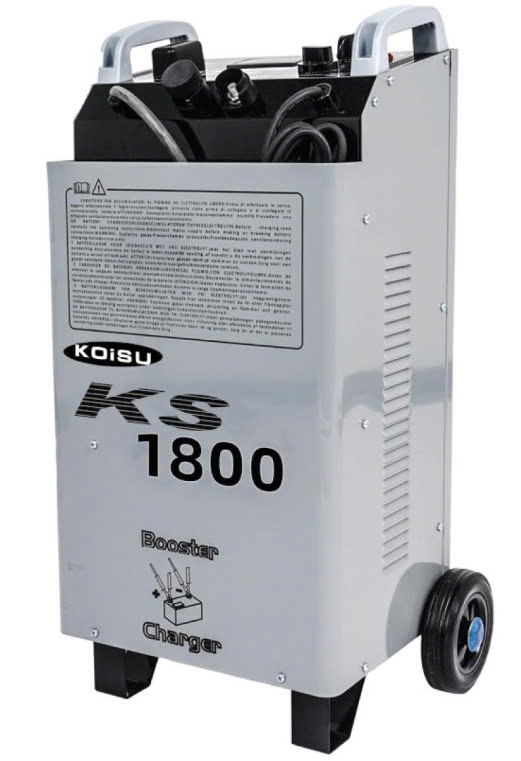 Thiết bị nạp ắc quy và khởi động đề 12-24V/80A/1800A (1 pha)