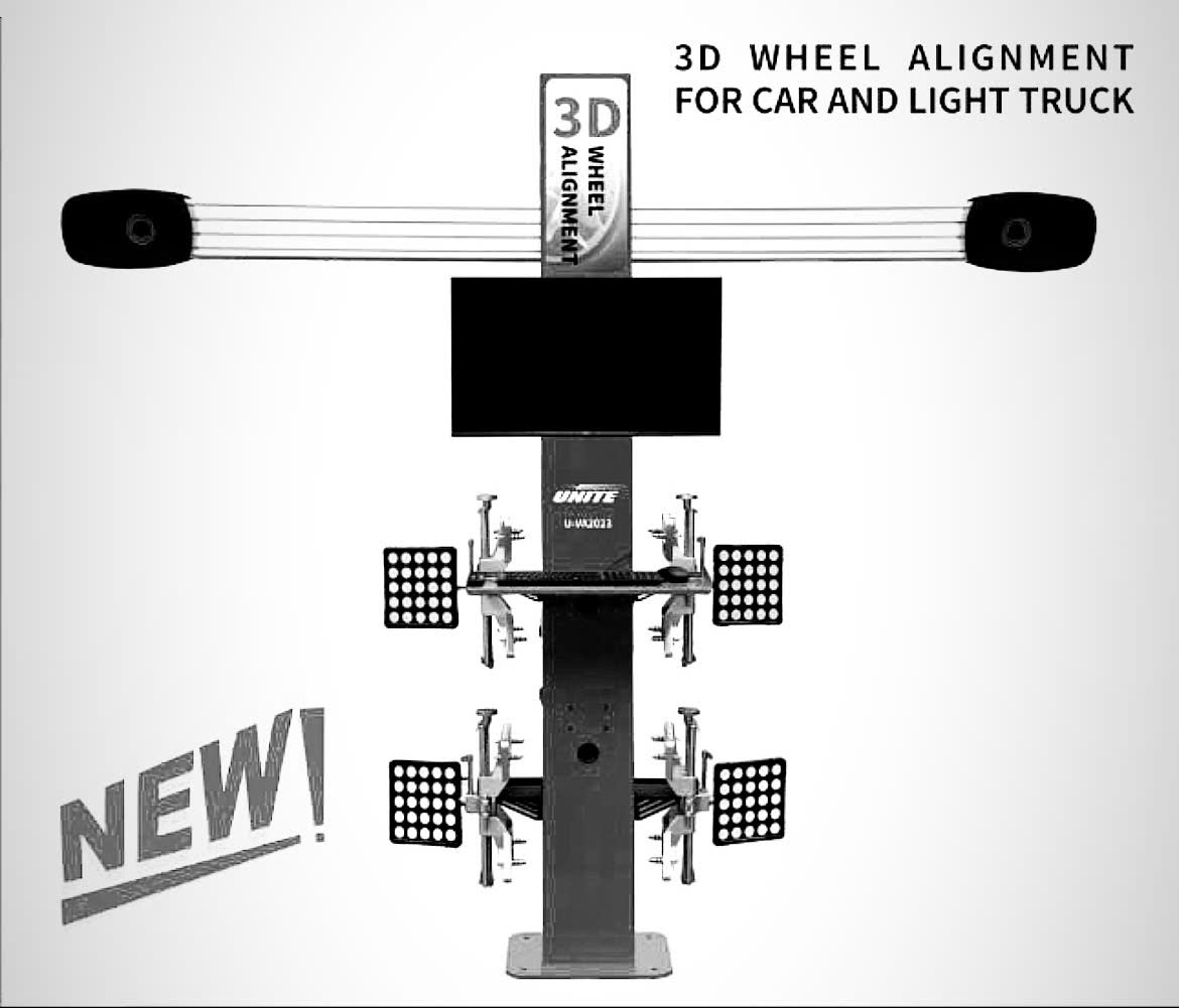 Thiết bị kiểm tra góc đặt bánh xe 3D với camera kỹ thuật số độ phân giải cao, loại kẹp vành, màu xám, Model:K.PL-VA2023 3D,220V/50HZ