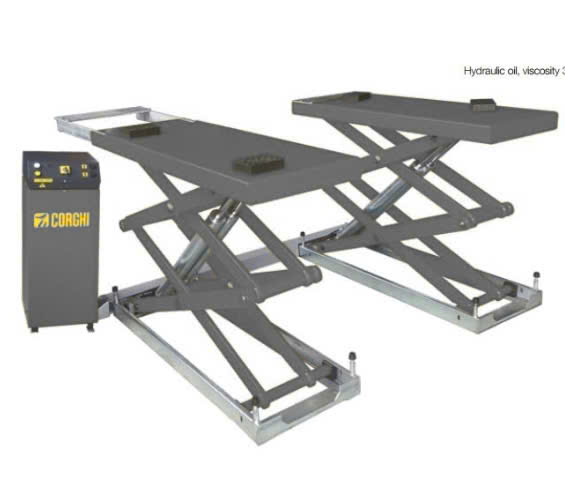 Cầu nâng cắt kéo nâng bụng 3.6 Tấn, Lắp chìm (3 Pha, RAL7016), model: ERCO C361T E, code: 0-41106300/00- 34